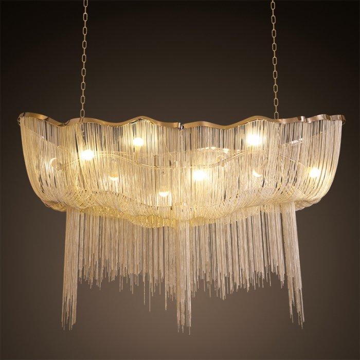 Люстра Atlantis Chandelier design by Terzani Золотой Серебряный Люстра Atlantis Chandelier design by Terzani Золотой Серебряный в Тюмени | Loft Concept