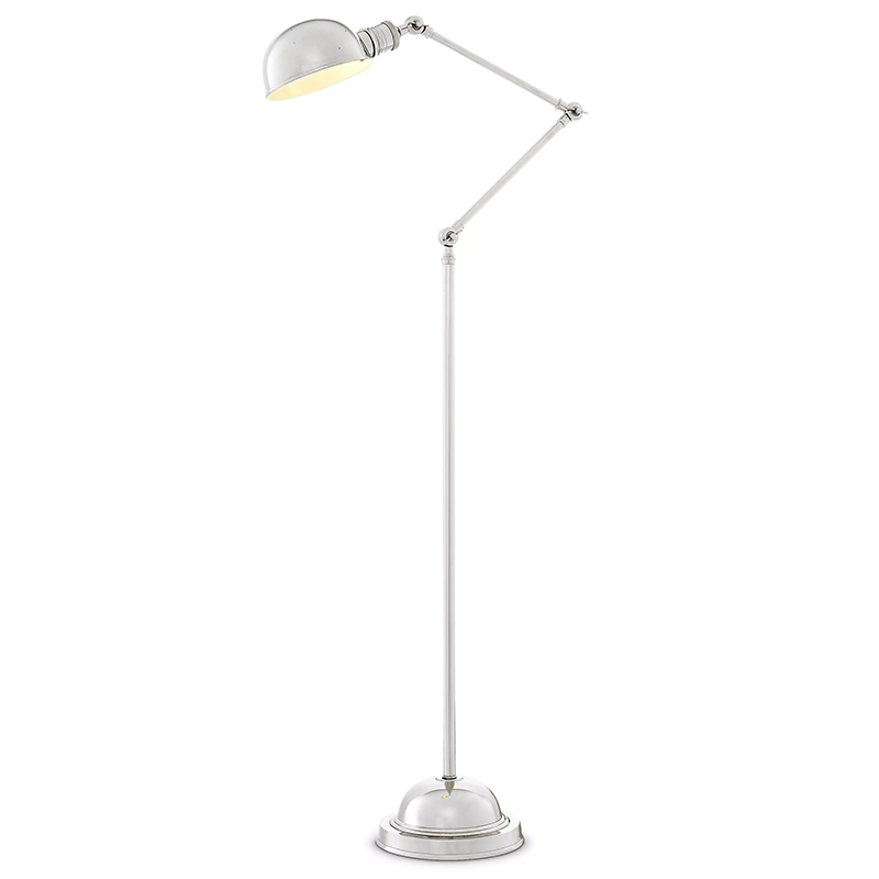Торшер Eichholtz Floor Lamp Soho Nickel Никель в Тюмени | Loft Concept 