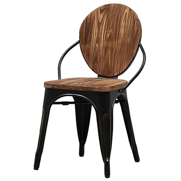 Стул Tolix chair Wooden Black Дуб темный Черный Стул Tolix chair Wooden Black Дуб темный Черный в Тюмени | Loft Concept
