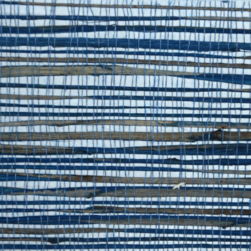 Обои-Соломка из Рафии Синий цвет Raffia Wallpaper Blue II Синий Обои-Соломка из Рафии Синий цвет Raffia Wallpaper Blue II Синий в Тюмени | Loft Concept