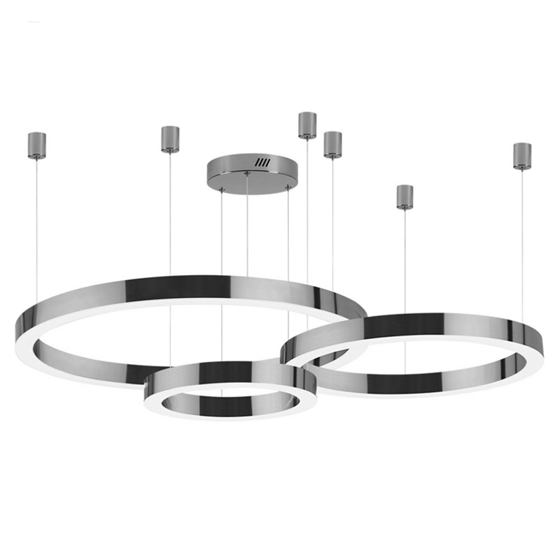 Люстра 3 Nickel Ring Horizontal Никель Люстра 3 Nickel Ring Horizontal Никель в Тюмени | Loft Concept