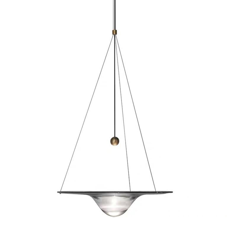 Hesitation Lamp Стеклянный подвесной светильник, имитирующий каплю воды Прозрачное Стекло Латунь Hesitation Lamp Стеклянный подвесной светильник, имитирующий каплю воды Прозрачное Стекло Латунь в Тюмени | Loft Concept