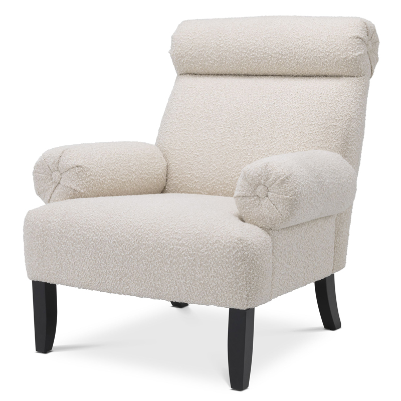 Кресло Eichholtz Chair Didier Кремовый Черный Кресло Eichholtz Chair Didier Кремовый Черный в Тюмени | Loft Concept