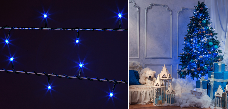 Интерьерная Гирлянда Синие диоды - Loft-Concept в Тюмени