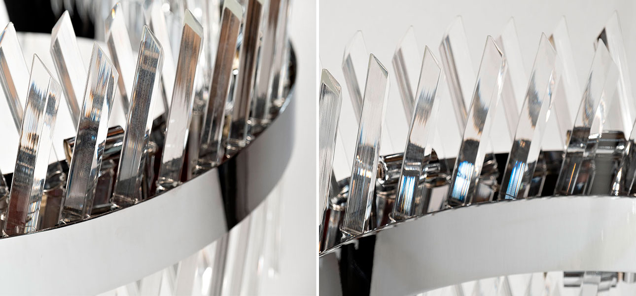 Люстра стеклянная Patricia 60 см - фото