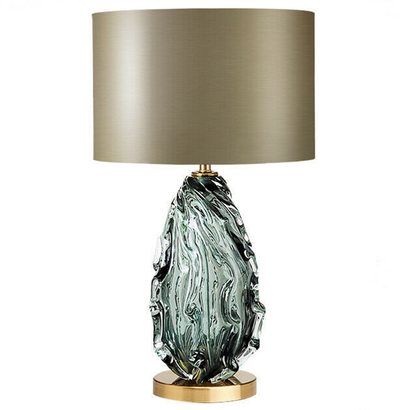 Настольная лампа Boivin Glass Table Lamp Оливковый Бирюзовый Настольная лампа Boivin Glass Table Lamp Оливковый Бирюзовый в Тюмени | Loft Concept