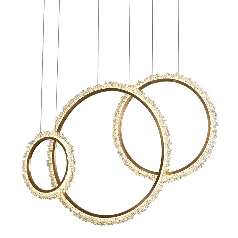Люстра Prometheus Ring Золотой Люстра Prometheus Ring Золотой в Тюмени | Loft Concept