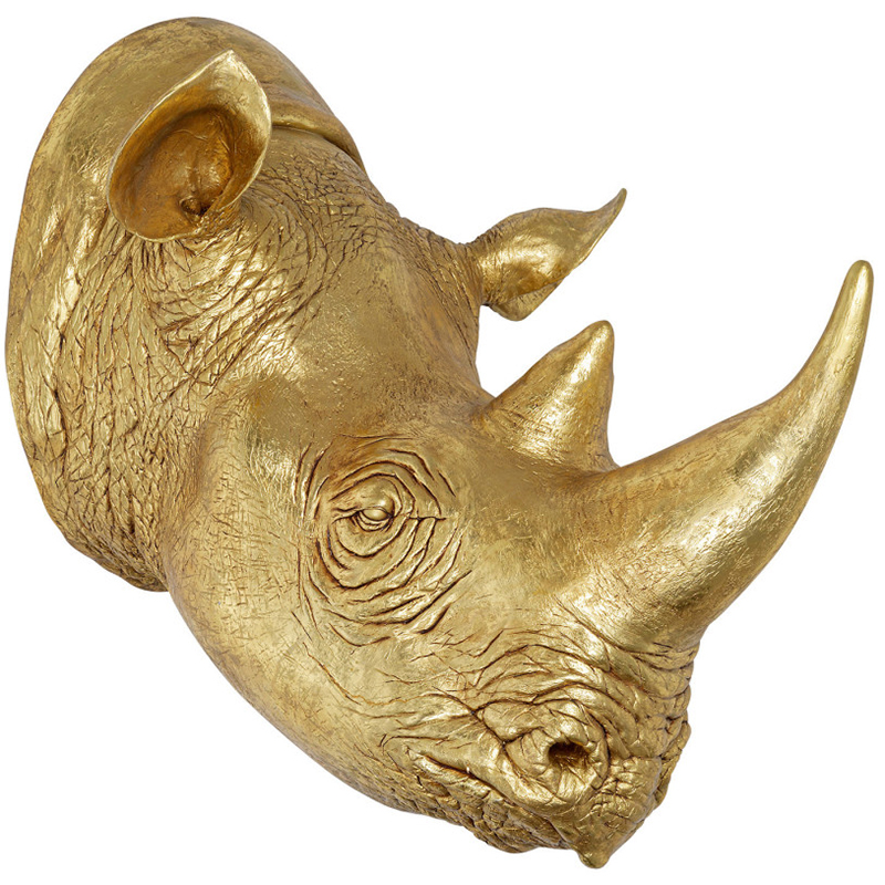 Аксессуар на стену Golden Rhino Золотой Аксессуар на стену Golden Rhino Золотой в Тюмени | Loft Concept