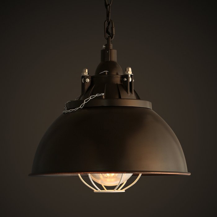 Светильник Loft Industrial Metal Cage Вreamboat Черный Светильник Loft Industrial Metal Cage Вreamboat Черный в Тюмени | Loft Concept