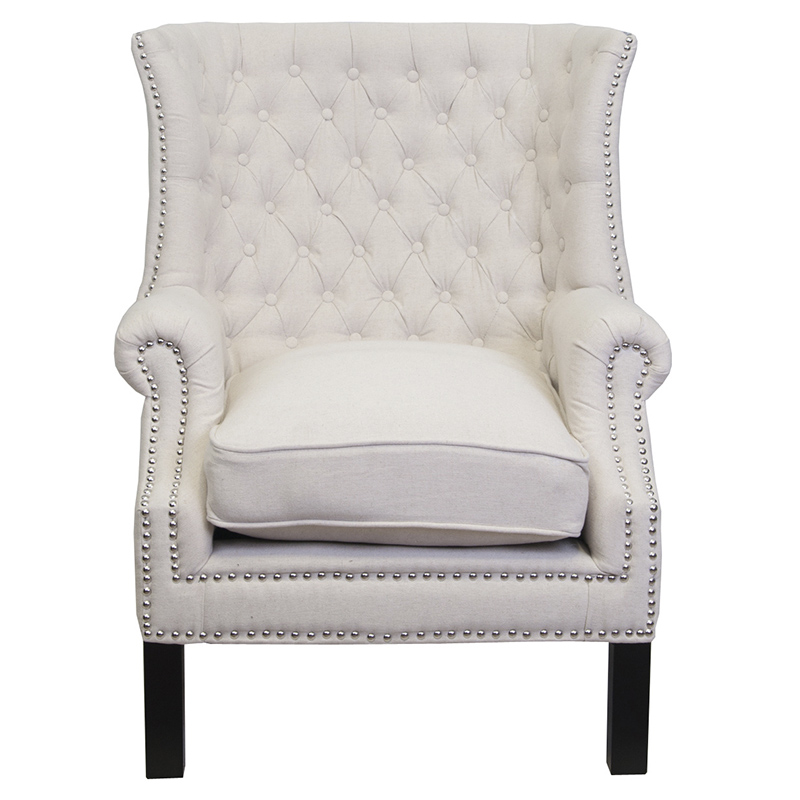 Кресло Charlie Armchair beige flax Светло-бежевый Кресло Charlie Armchair beige flax Светло-бежевый в Тюмени | Loft Concept