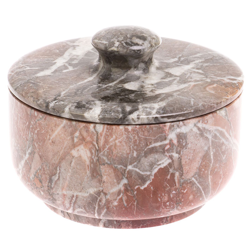 Сахарница из натурального камня Креноид Stone Sugar Bowls Розовый Серый Сахарница из натурального камня Креноид Stone Sugar Bowls Розовый Серый в Тюмени | Loft Concept
