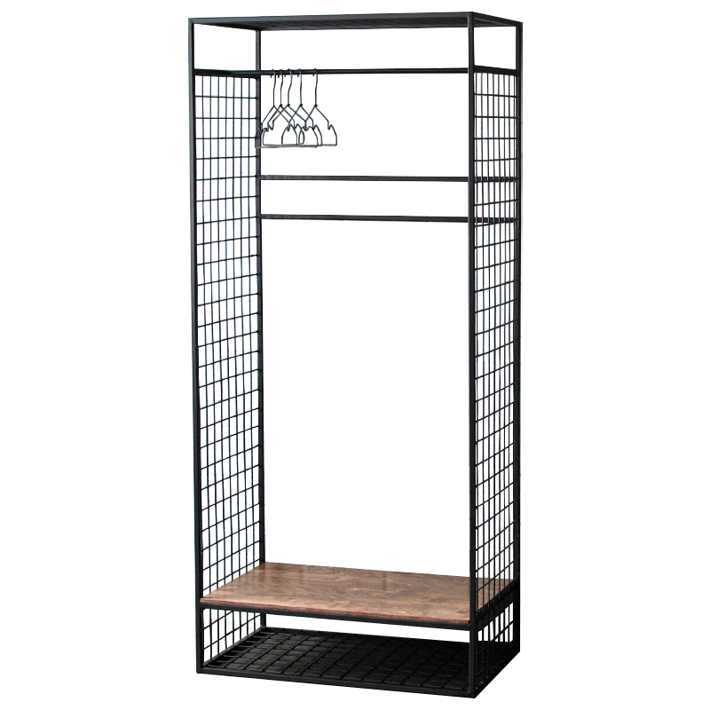 Рейл Caelan Industrial Metal Rust Clothes Rail Черный Коричневый Рейл Caelan Industrial Metal Rust Clothes Rail Черный Коричневый в Тюмени | Loft Concept