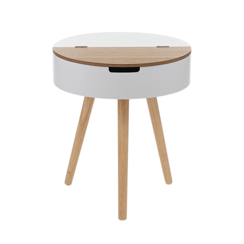 Тумбочка Stockholm White & Beige Bamboo Белый Бежевый Тумбочка Stockholm White & Beige Bamboo Белый Бежевый в Тюмени | Loft Concept