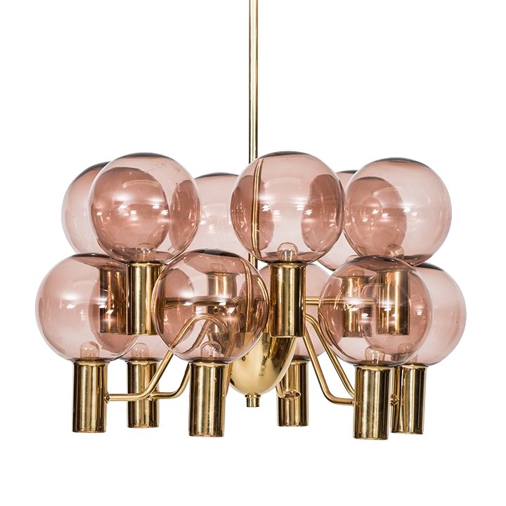 Люстра Hans-Agne Jakobsson Ceiling Lamps Глянцевое золото Розовый (Rose) Люстра Hans-Agne Jakobsson Ceiling Lamps Глянцевое золото Розовый (Rose) в Тюмени | Loft Concept