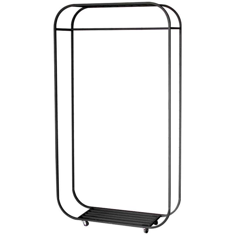 Рейл Kieron Industrial Metal Rust Clothes Rail Черный Рейл Kieron Industrial Metal Rust Clothes Rail Черный в Тюмени | Loft Concept