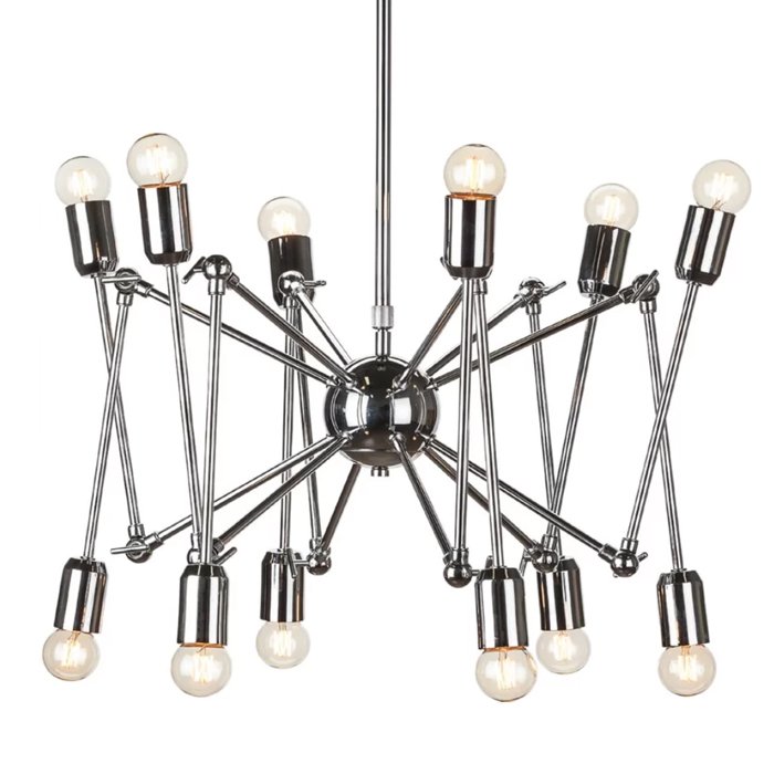 Подвесной светильник LOFT SPUTNIK CHANDELIER SPIDER Silver Серебряный Подвесной светильник LOFT SPUTNIK CHANDELIER SPIDER Silver Серебряный в Тюмени | Loft Concept