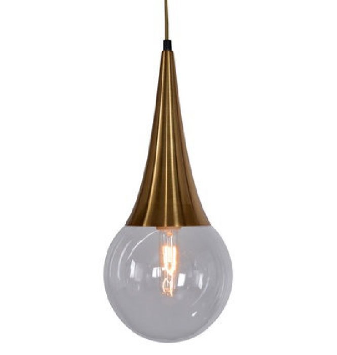 Подвесной светильник Drop Pendant lamp Латунь Античная полированная Подвесной светильник Drop Pendant lamp Латунь Античная полированная в Тюмени | Loft Concept