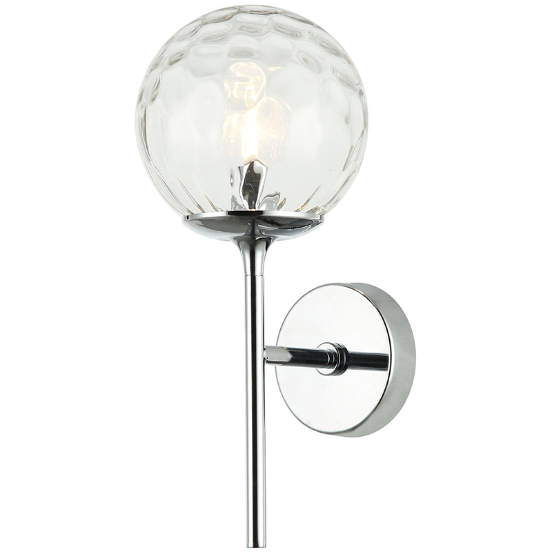 Бра Hartley Wall Lamp Хром Прозрачный Бра Hartley Wall Lamp Хром Прозрачный в Тюмени | Loft Concept