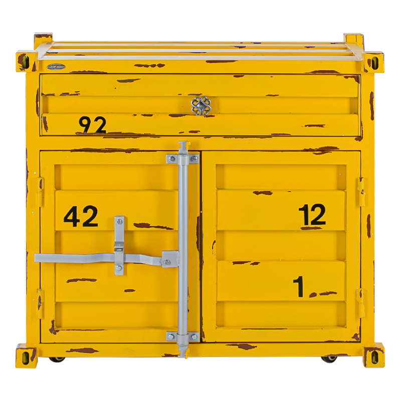 Комод Морской контейнер Sea Container Two doors and one drawer Желтый Красный Синий Голубой Оранжевый Серый Черный Белый Зеленый Комод Морской контейнер Sea Container Two doors and one drawer Желтый Красный Синий Голубой Оранжевый Серый Черный Белый Зеленый в Тюмени | Loft Concept