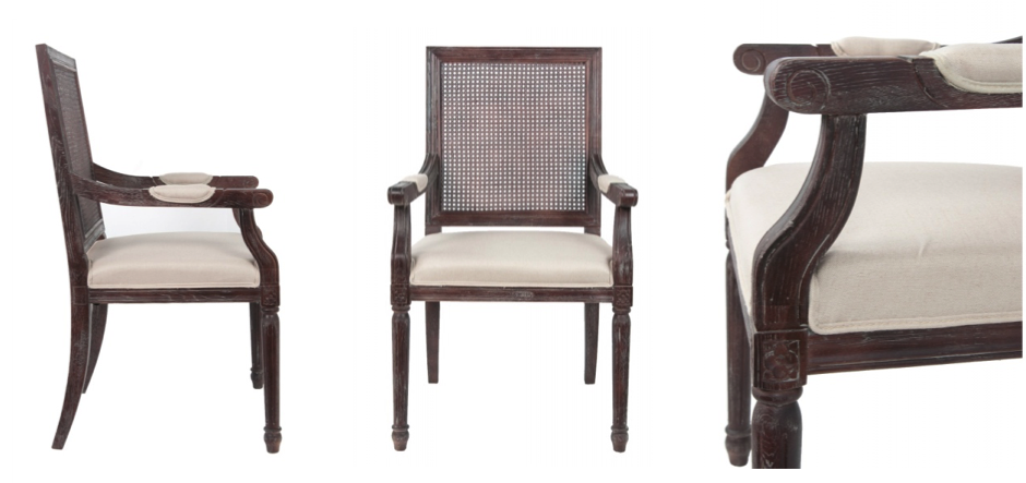 Стул French chairs Provence Garden Brown ArmChair Стул French chairs Provence Garden Brown ArmChair - Loft-Concept в Тюмени
