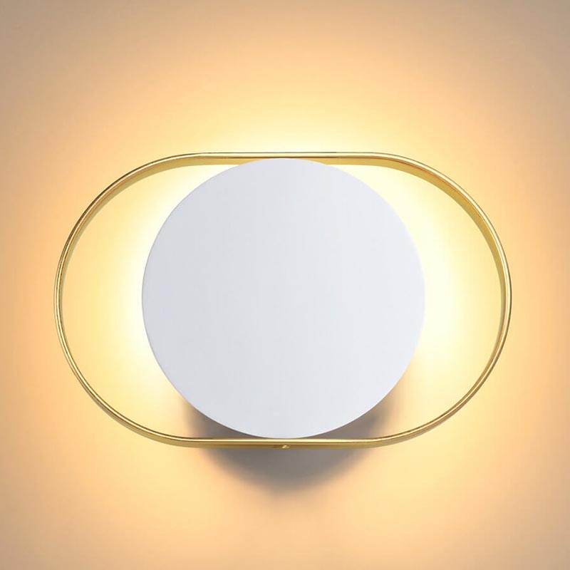 Бра Globo Ocular Sconce Oval White Золотой Белый Бра Globo Ocular Sconce Oval White Золотой Белый в Тюмени | Loft Concept