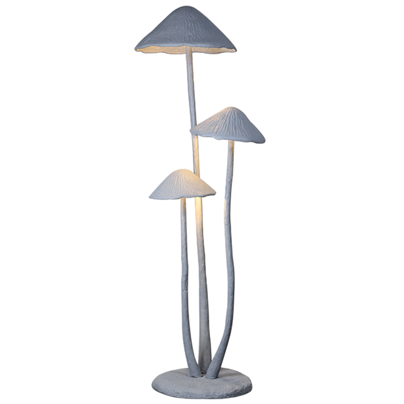 Торшер в виде грибов Floor lamp three mushrooms Серый Торшер в виде грибов Floor lamp three mushrooms Серый в Тюмени | Loft Concept