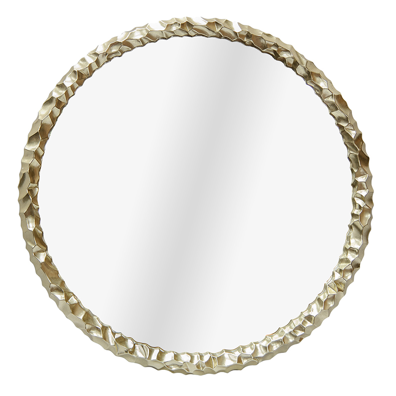 Зеркало Reginald Mirror round champagne Золотой Шампань Зеркало Reginald Mirror round champagne Золотой Шампань в Тюмени | Loft Concept