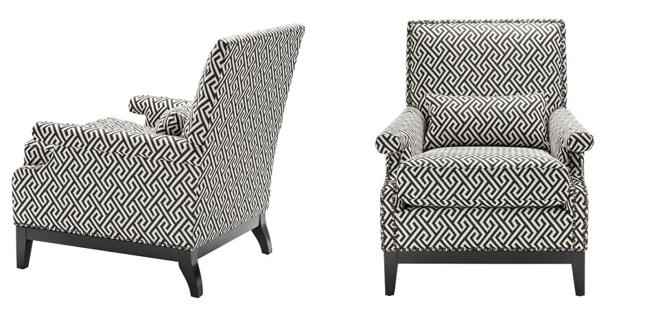 Кресло Eichholtz Chair Goldoni Black Кресло Eichholtz Chair Goldoni Black - Loft-Concept в Тюмени