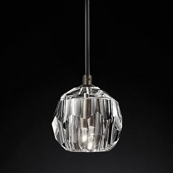 Подвесной светильник Boule De Cristal Single Rod Pendant Chrome Хром Подвесной светильник Boule De Cristal Single Rod Pendant Chrome Хром в Тюмени | Loft Concept