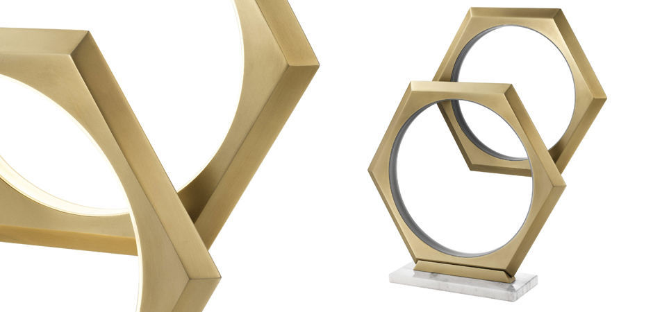 Настольная лампа Eichholtz Table Lamp Hexum Настольная лампа Eichholtz Table Lamp Hexum - Loft-Concept в Тюмени