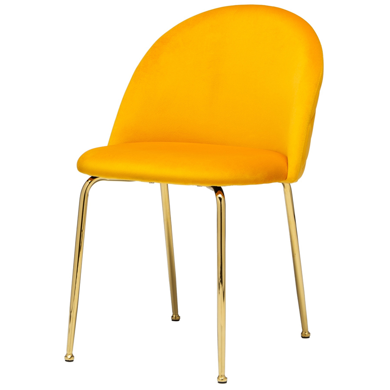 Стул Vendramin Dining Chair yellow Желтый Глянцевое золото Стул Vendramin Dining Chair yellow Желтый Глянцевое золото в Тюмени | Loft Concept