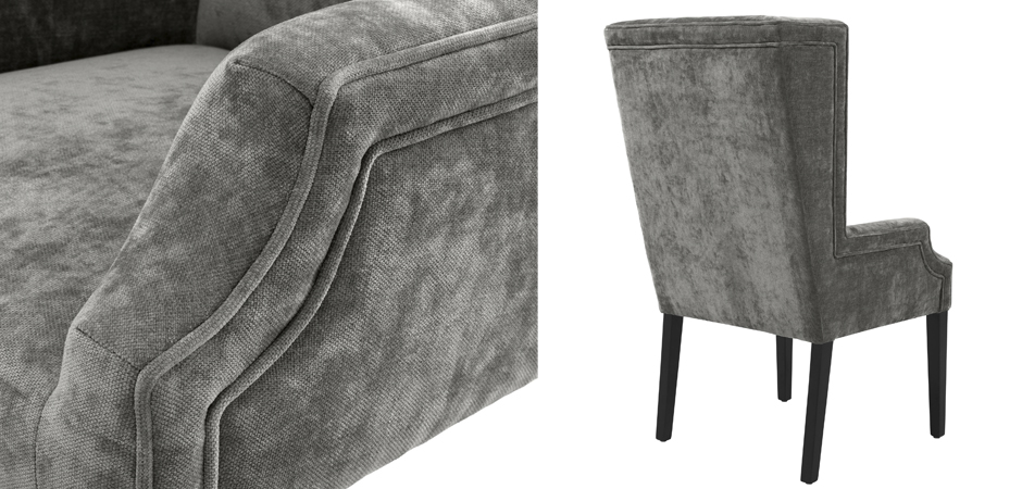 Стул Eichholtz Dining Chair Tempio grey Стул Eichholtz Dining Chair Tempio grey - Loft-Concept в Тюмени