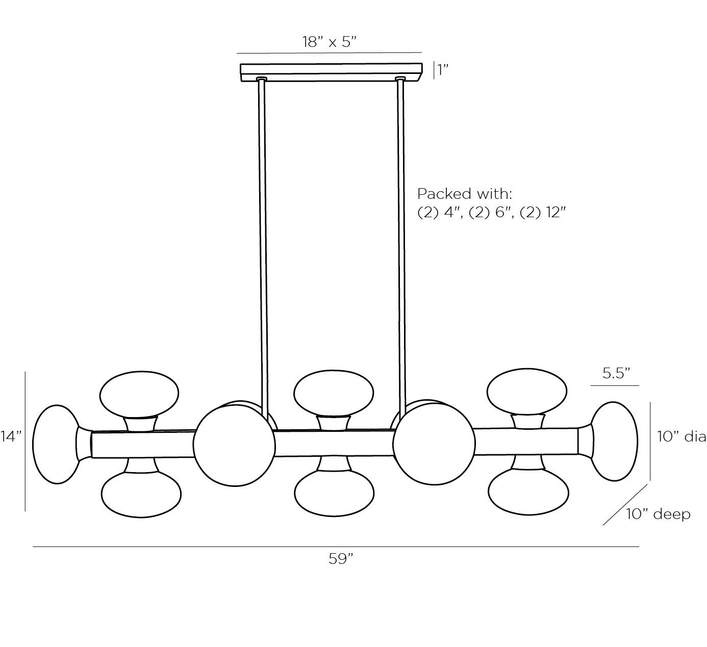 Люстра Arteriors KLARISSA CHANDELIER Люстра Arteriors KLARISSA CHANDELIER в Тюмени