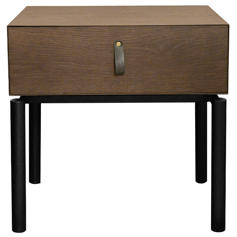 Тумба Rogier Nightstand Коричневый Черный Тумба Rogier Nightstand Коричневый Черный в Тюмени | Loft Concept