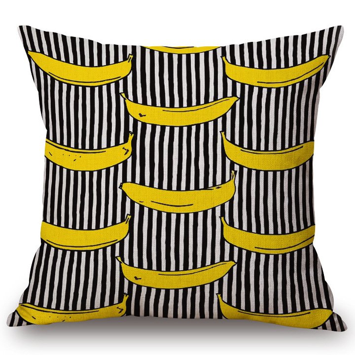 Декоративная подушка Black & White Stripes Декоративная подушка Black & White Stripes в Тюмени | Loft Concept