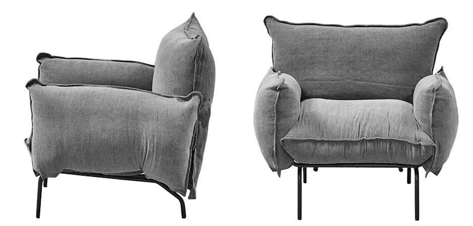 Кресло Elsa Armchair Gray Кресло Elsa Armchair Gray - Loft-Concept в Тюмени