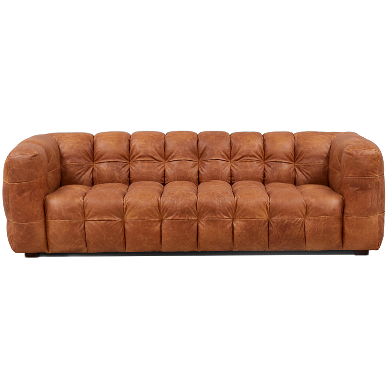 Диван Parks Leather Sofa Карамель Диван Parks Leather Sofa Карамель в Тюмени | Loft Concept