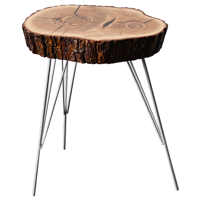 Приставной стол Kobie Industrial Metal Rust Side Table Коричневый Белый Приставной стол Kobie Industrial Metal Rust Side Table Коричневый Белый в Тюмени | Loft Concept
