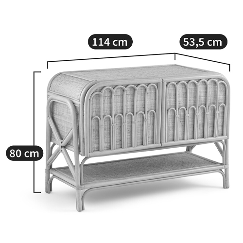 Шкаф-буфет из плетеного ротанга Joelle Wicker Furniture Шкаф-буфет из плетеного ротанга Joelle Wicker Furniture в Тюмени