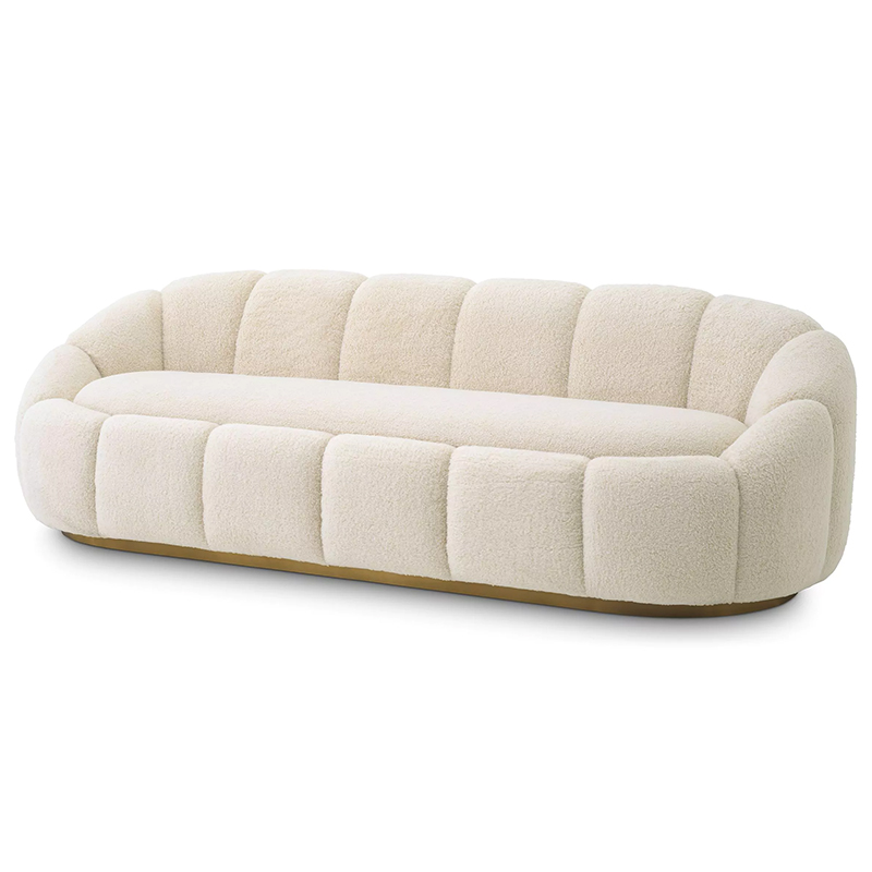 Диван Eichholtz Sofa Inger Brisbane Cream Кремовый Латунь Диван Eichholtz Sofa Inger Brisbane Cream Кремовый Латунь в Тюмени | Loft Concept