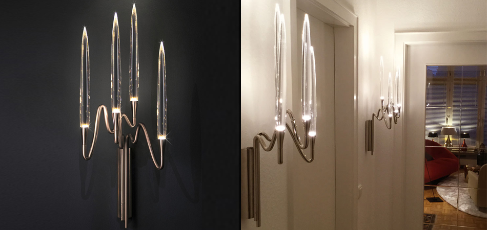 Бра Golden candle 3 Wall Sconce 4 лампы Бра Golden candle 3 Wall Sconce 4 лампы - Loft-Concept в Тюмени