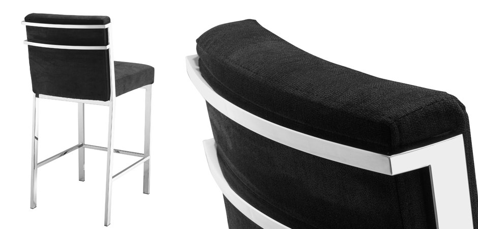 Полубарный стул Eichholtz Counter Stool Scott Steel Полубарный стул Eichholtz Counter Stool Scott Steel - Loft-Concept в Тюмени