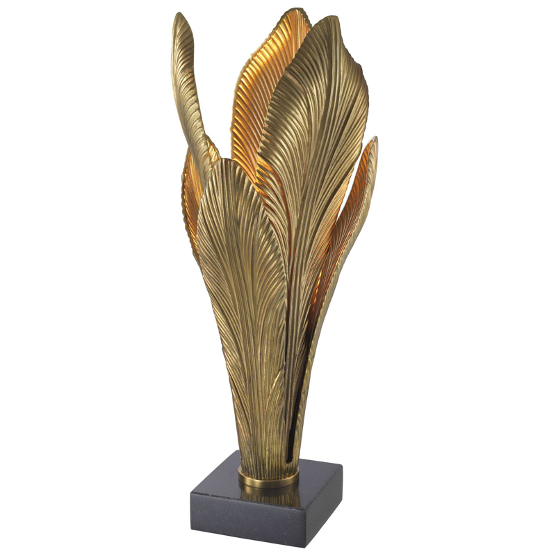 Настольная лампа Eichholtz Table Lamp Maui Золотой Черный Настольная лампа Eichholtz Table Lamp Maui Золотой Черный в Тюмени | Loft Concept