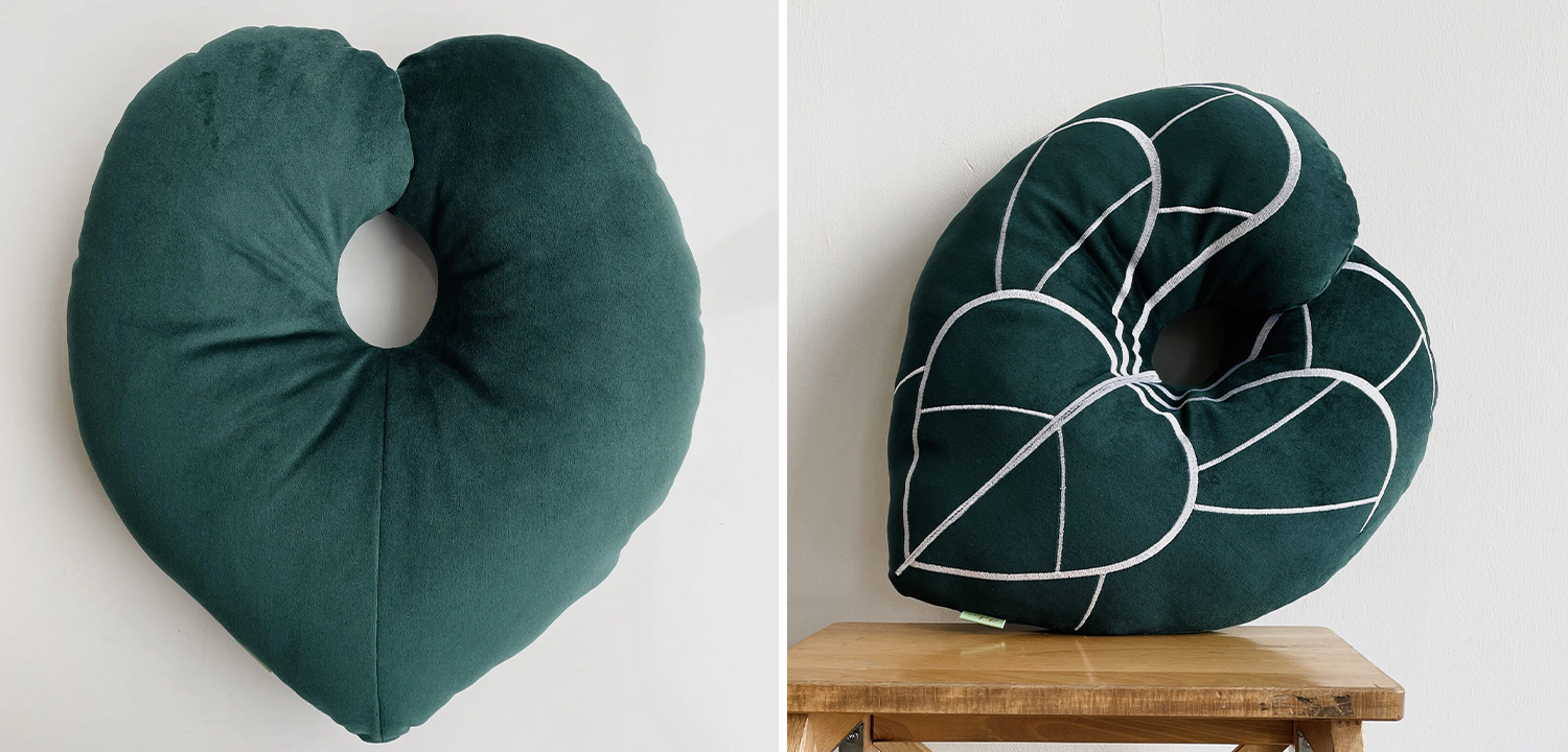 Декоративная подушка Botanical Cushion Anthurium - фото