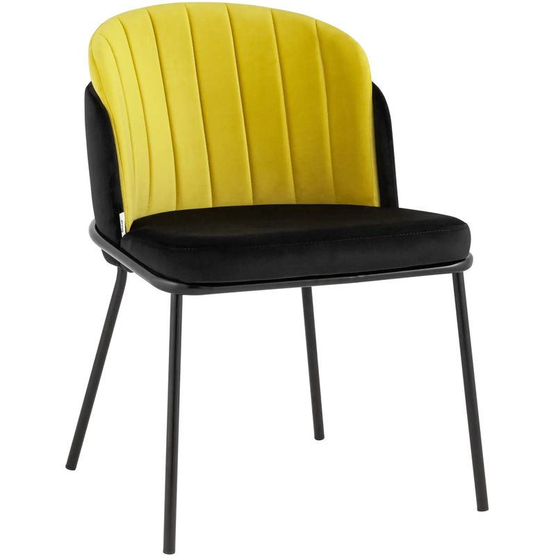 Стул Penelope Chair Желтый Цвет Металлические Ножки Желтый Черный Стул Penelope Chair Желтый Цвет Металлические Ножки Желтый Черный в Тюмени | Loft Concept