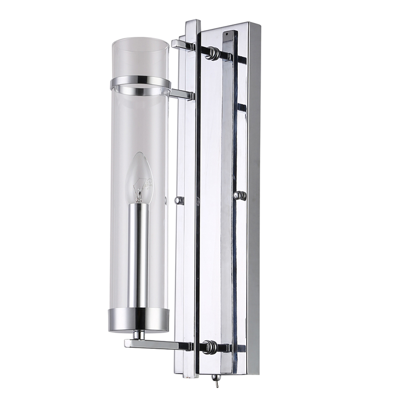 Бра Trondheim Chrome Wall Lamp Хром Прозрачный Бра Trondheim Chrome Wall Lamp Хром Прозрачный в Тюмени | Loft Concept