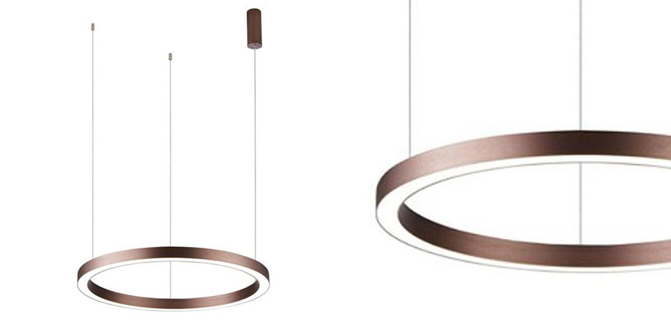 Подвесной светильник Ribbon Ring цвет Корица Подвесной светильник Ribbon Ring цвет Корица - Loft-Concept в Тюмени