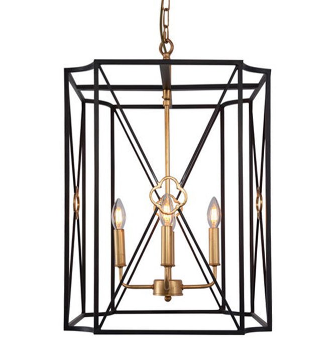 Подвесные светильники ROCK LANTERN Pendant lamp Золотой Черный Подвесные светильники ROCK LANTERN Pendant lamp Золотой Черный в Тюмени | Loft Concept