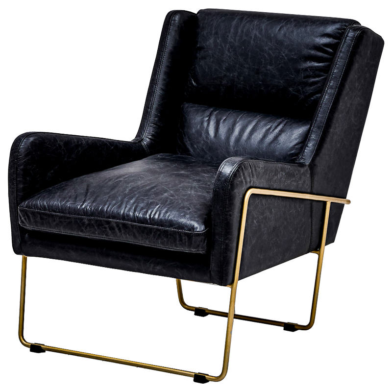 Кресло Grinda Chair Глянцевое золото Черный Кресло Grinda Chair Глянцевое золото Черный в Тюмени | Loft Concept