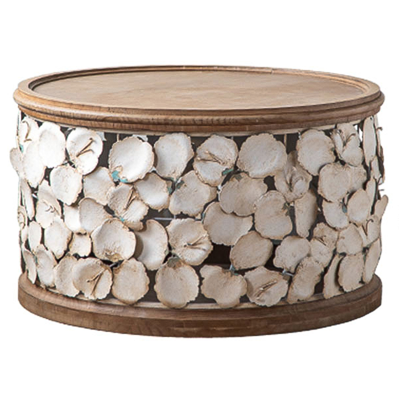 Кофейный стол Metal Petals Coffee Table Бежевый Древесина Кофейный стол Metal Petals Coffee Table Бежевый Древесина в Тюмени | Loft Concept